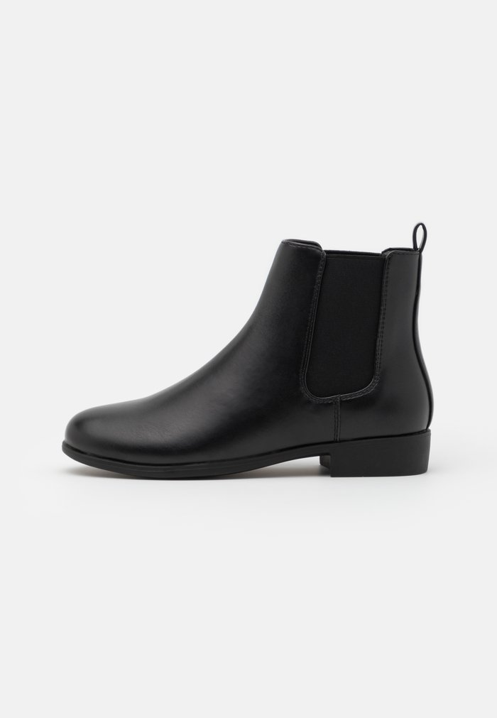 Bottines Anna Field Classiche Block heel Slip on Noir Femme | JYB-3687123